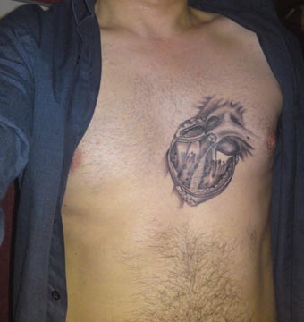 Some pretty amazing heart tattoos can be seen over at Street Anatomy: